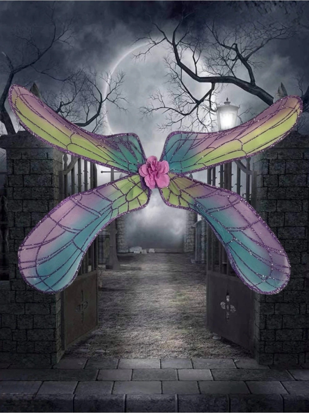2 for $30 | Twilight Dragonfly Wings Iridescent Halloween Costume Accessory